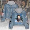 Warning I Am A Big Fan Of Elvis Presley Denim Hood Jacket For Fans – Elvis Hooded Denim Jacket