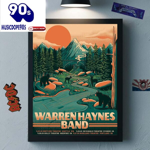 Warren Haynes Band Pacific Northwest Washington And Oregon Tour On April 24-27 2025 Canvas
