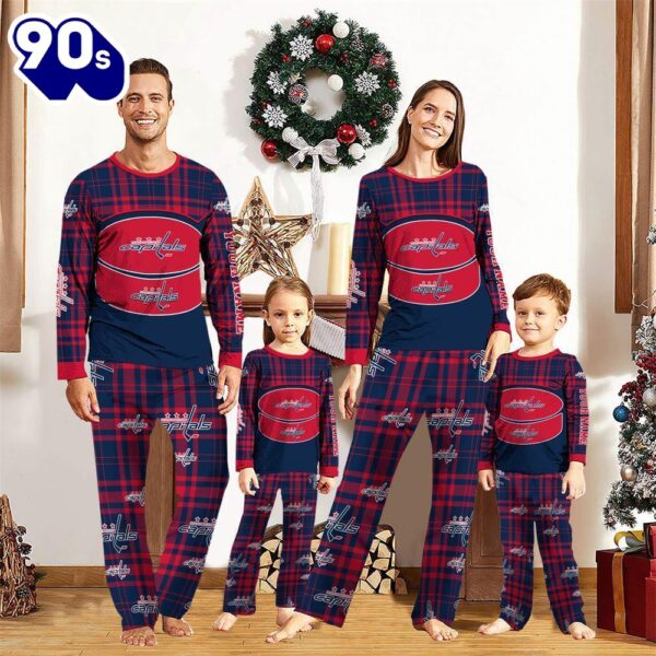 NCAA Family Pajama Sets  Washington Capitals Pajamas Personalized Your Name