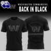 Washington Commanders 2025 Back In Black Limited Edition Shirt