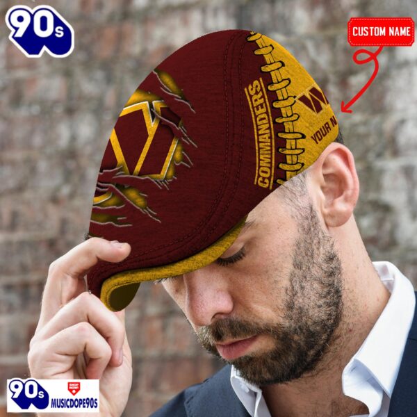 Washington Commanders NFL Basic Design Personalized Jeff Cap