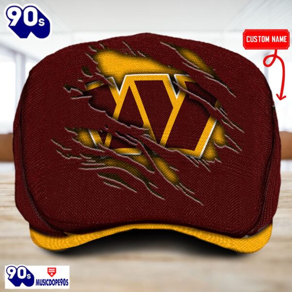 Washington Commanders NFL Basic Design Personalized Jeff Cap
