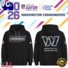 Washington Commanders NFL Crucial Catch 2026 Limited Edition Black Hoodie Shirt, NFL Trending Shirt