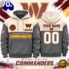 Washington Commanders NFL Custom Varsity Colorblock Pullover Hoodie, NFL Trending Shirt