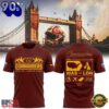Washington Commanders NFL London Games 2026 New Design T Shirt, Sport Trend 3D Shirt