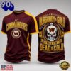 Washington Commanders NFL Till I’m Dead Forever Skull Fan Pride 3D Shirt, NFL Trending Shirt