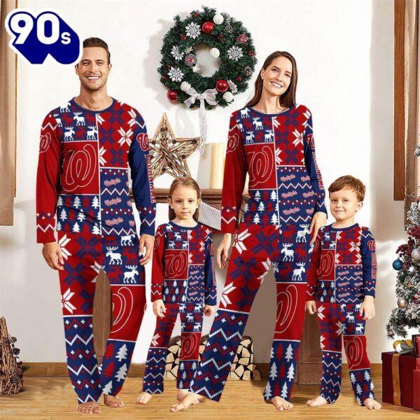NCAA Family Pajama Sets  Washington Nationals Pajamas Personalized