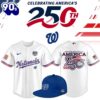 Washington Nationals USA 250th Anniversary American Heritage Baseball Jersey