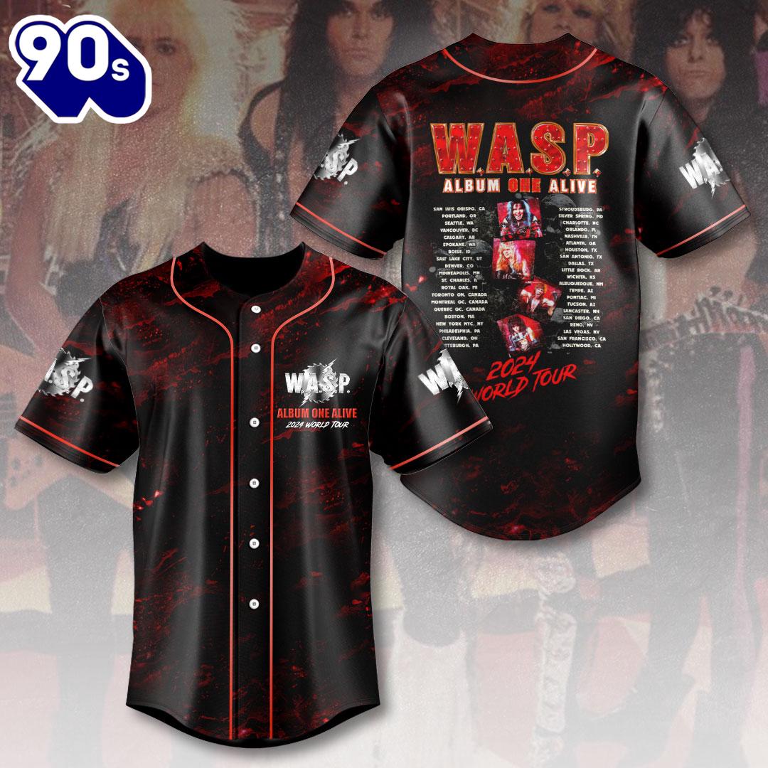 W.A.S.P. Baseball Jersey Gift For Fans W.A.S.P. Baseball Jersey Gift For Fans