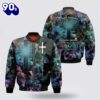 Way Maker Miracle Worker Jesus Lion Cross Bomber Jacket – Jesus Shirt for Men Women Gift Christian