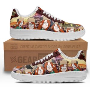 Wendy Gravity Falls Air Sneakers Custom Cartoon Shoes