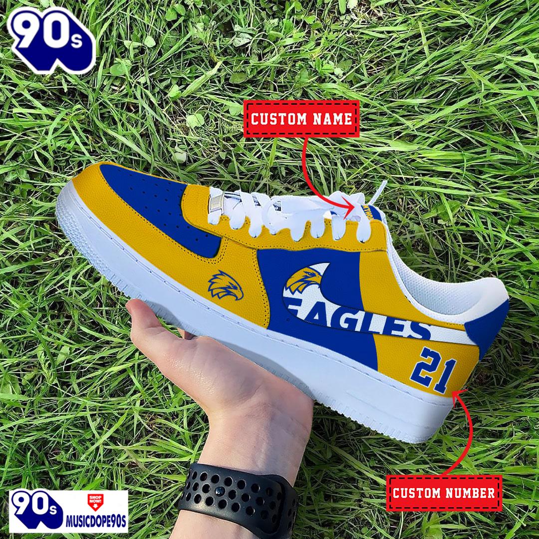 West Coast Eagles AFL Personalized Air Force 1 Shoes West Coast Eagles AFL Personalized Air Force 1 Shoes
