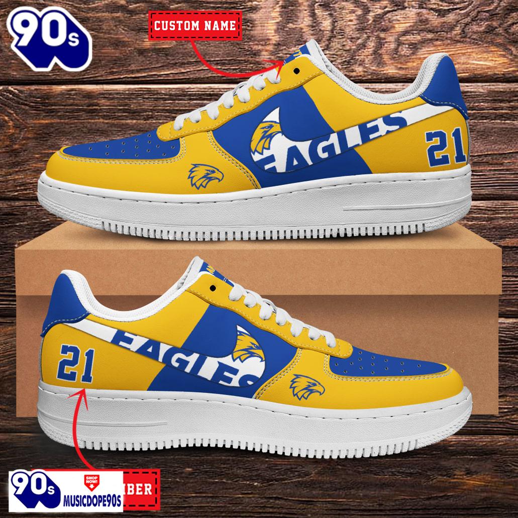 West Coast Eagles AFL Personalized Air Force 1 Shoes West Coast Eagles AFL Personalized Air Force 1 Shoes
