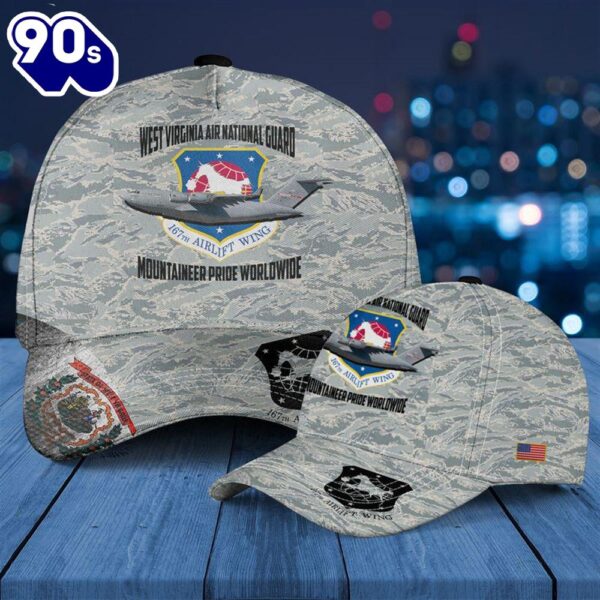 West Virginia Air National Guard 167th Airlift Wing Boeing C-17 Globemaster III Baseball Cap  Gift For Veteran Day