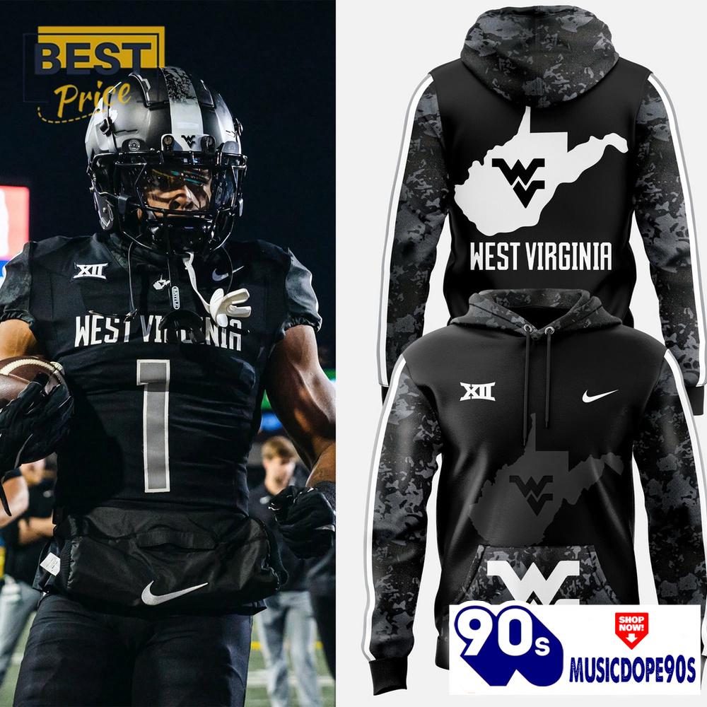 West Virginia Coal Rush Blackout Hoodie, Jogger, Cap