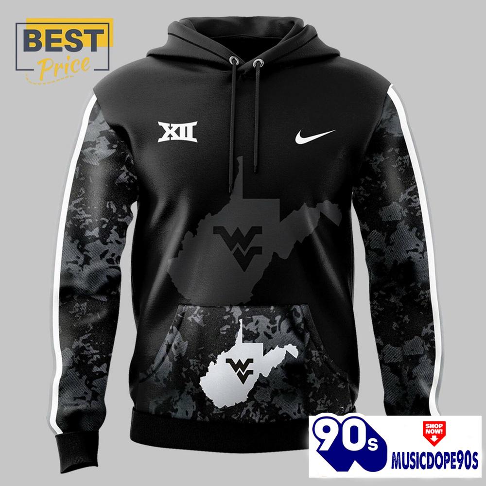 West Virginia Men's Coal Rush Blackout Hoodie, Jogger, Cap