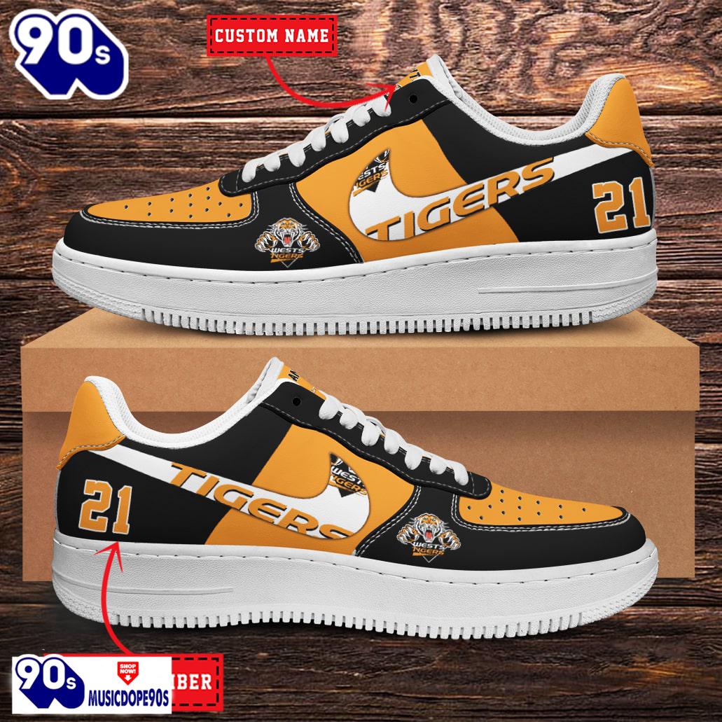 Wests Tigers NRL Personalized Air Force 1 Shoes Wests Tigers NRL Personalized Air Force 1 Shoes