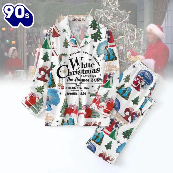 White Christmas Pajamas Set, White Christmas Movie 1954 Shirt, Columbia Inn Shirt