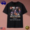 Willie Nelson 70 Years Of Music 1956 2026 Tribute Signatures T Shirt, Trending Music 2D Tee