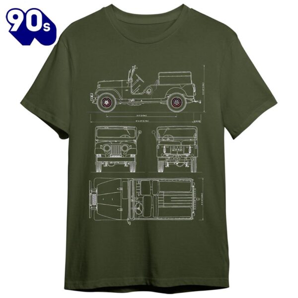 Willys Jp CJ-6 1962 Classic Unisex T-Shirt Gildan