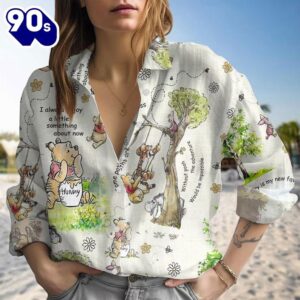Winnie The Pooh Blouse Shirt,…