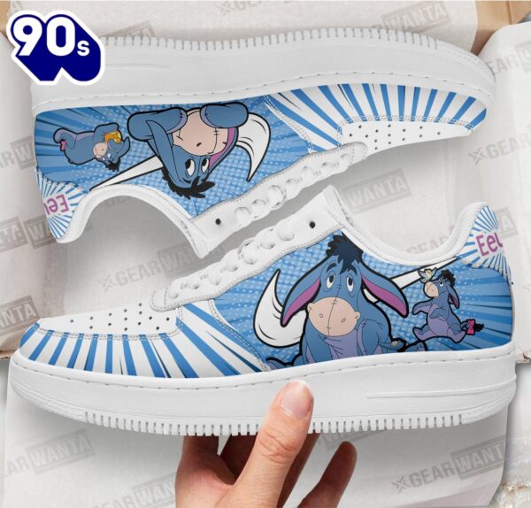 Winnie The Pooh Eeyore Air Sneakers Custom v1