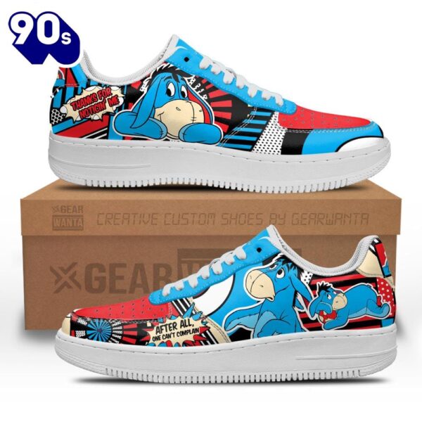 Winnie The Pooh Eeyore Air Sneakers Custom