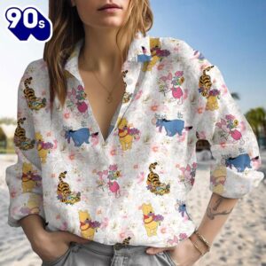 Winnie The Pooh Linen-Look Shirt,…