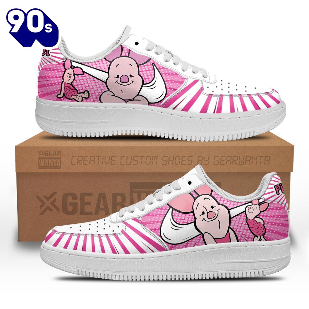 Winnie The Pooh Pigglet Air Sneakers Custom Winnie The Pooh Pigglet Air Sneakers Custom