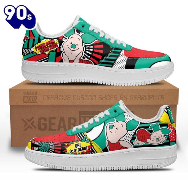 Winnie The Pooh Piglet Air Sneakers Custom
