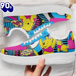 Winnie The Pooh Pooh Air Sneakers Custom