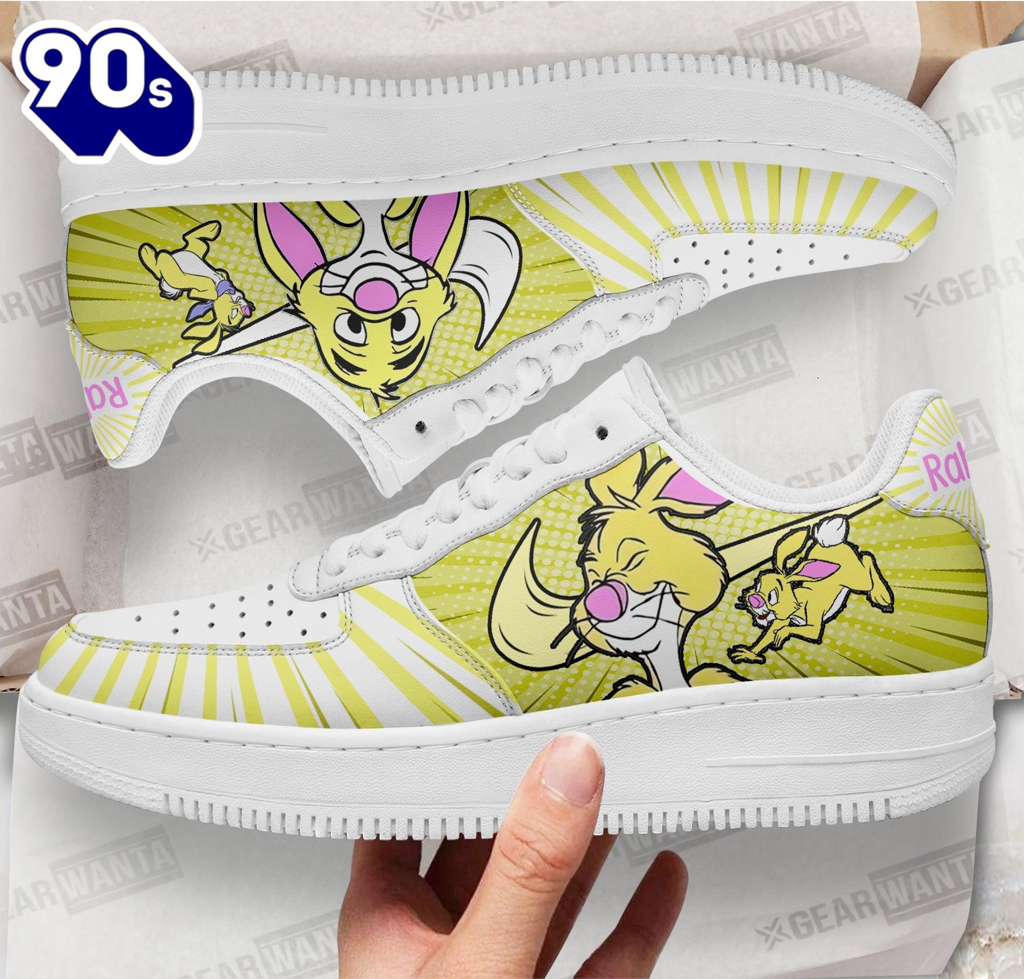 Winnie The Pooh Rabbit Air Sneakers Custom Winnie The Pooh Rabbit Air Sneakers Custom