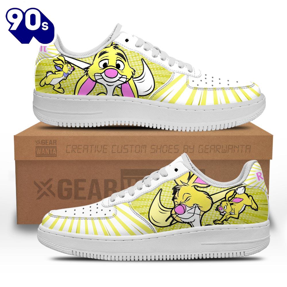 Winnie The Pooh Rabbit Air Sneakers Custom Winnie The Pooh Rabbit Air Sneakers Custom