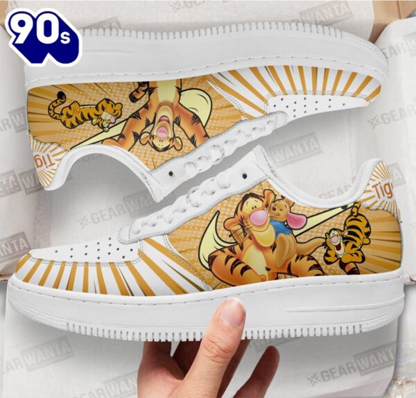 Winnie The Pooh Tigger Air Sneakers Custom
