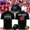 Wisconsin Badgers Football Head Coach Luke Fickell Jump Around 2026 T Shirt, Sport Trend 3D Shirt