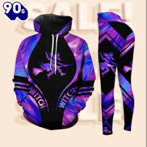 Witch Hoodie and Leggings Set…