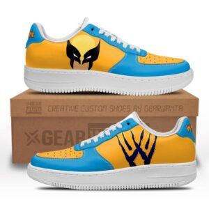 Wolverine Super Hero Custom Air Sneakers 3 Wolverine Super Hero Custom Air Sneakers