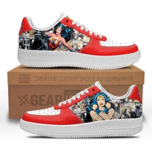 Wonder Woman Air Sneakers Custom Superhero Comic Shoes 1 Wonder Woman Air Sneakers Custom Superhero Comic Shoes