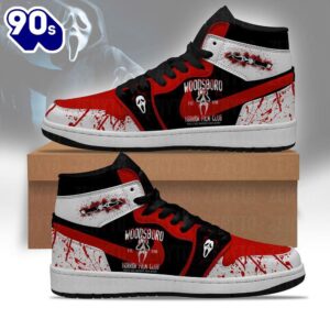 Woodsboro Horror Film Club Air Jordan 1 Sneakers – Gift  For Halloween