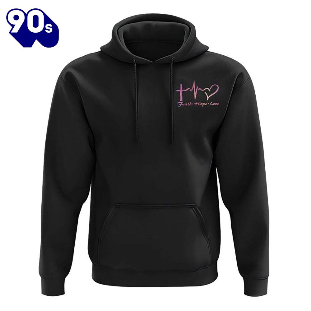 Worry Ends When Faith In God BeGins 3D Hoodie Worry Ends When Faith In God BeGins 3D Hoodie