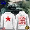 YE LIVE AT SOLDIER FIELD, 2026 Ye Live Concert Tour White Hoodie, Viral 3D Music Tee