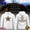 Ye Live Concert Tour At The Superdome 2026 White Hoodie, Viral 3D Music Tee
