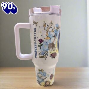 Yellow Dress Magic Park Beastly Princess 40 oz Travel Tumbler