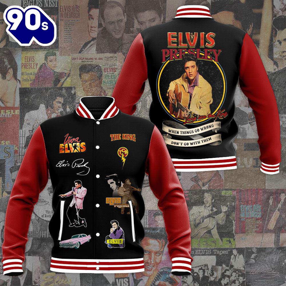 Yes I Am Old But I Saw Elvis Presley On State Signature Baseball Jacket Gift Xmas Yes I Am Old But I Saw Elvis Presley On State Signature Baseball Jacket Gift Xmas