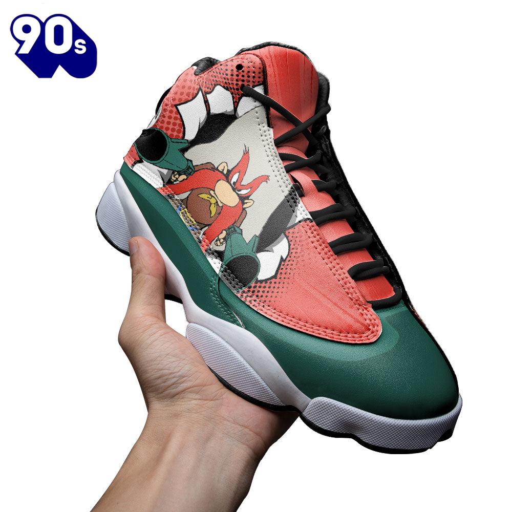 Yosemite Air Jordan 13 Sneakers Custom Comic Style Shoes Yosemite Air Jordan 13 Sneakers Custom Comic Style Shoes