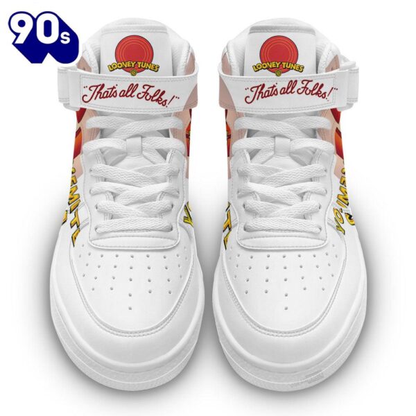 Yosemite Sam High Top Air Force Shoes Custom Looney Tunes Sneakers