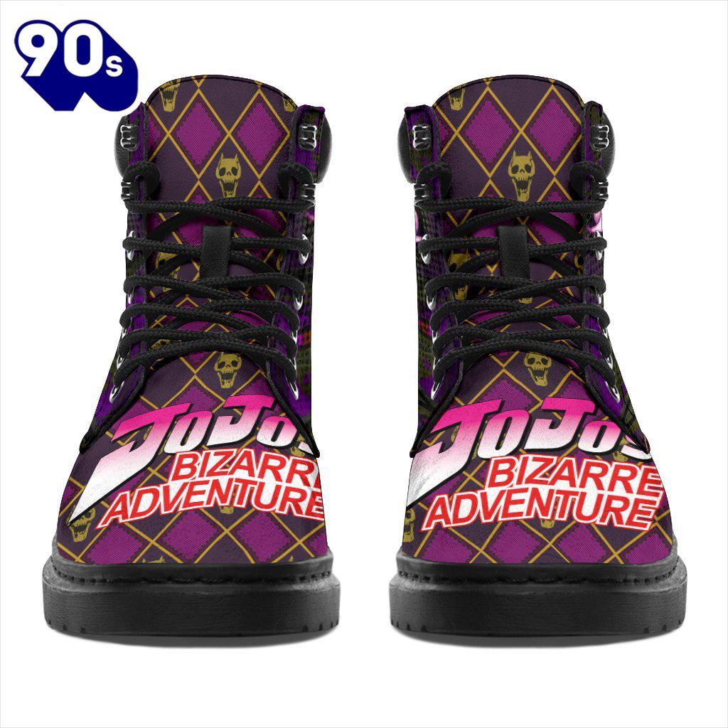 Yoshikage Kira Leather Boots Custom JoJo's Bizarre Adventure Shoes Fan Yoshikage Kira Leather Boots Custom JoJo's Bizarre Adventure Shoes Fan