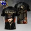 Zac Brown Band Official 2026 Tour 3D Graphic Apparel