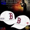 Zac Brown Band x Boston Red Sox Fenway Park Love & Fear Tour 2026 White Cap , Music Fan Baseball Cap