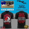 Zach Bryan x San Diego State Football With Heaven On Tour 2026 Black T Shirt